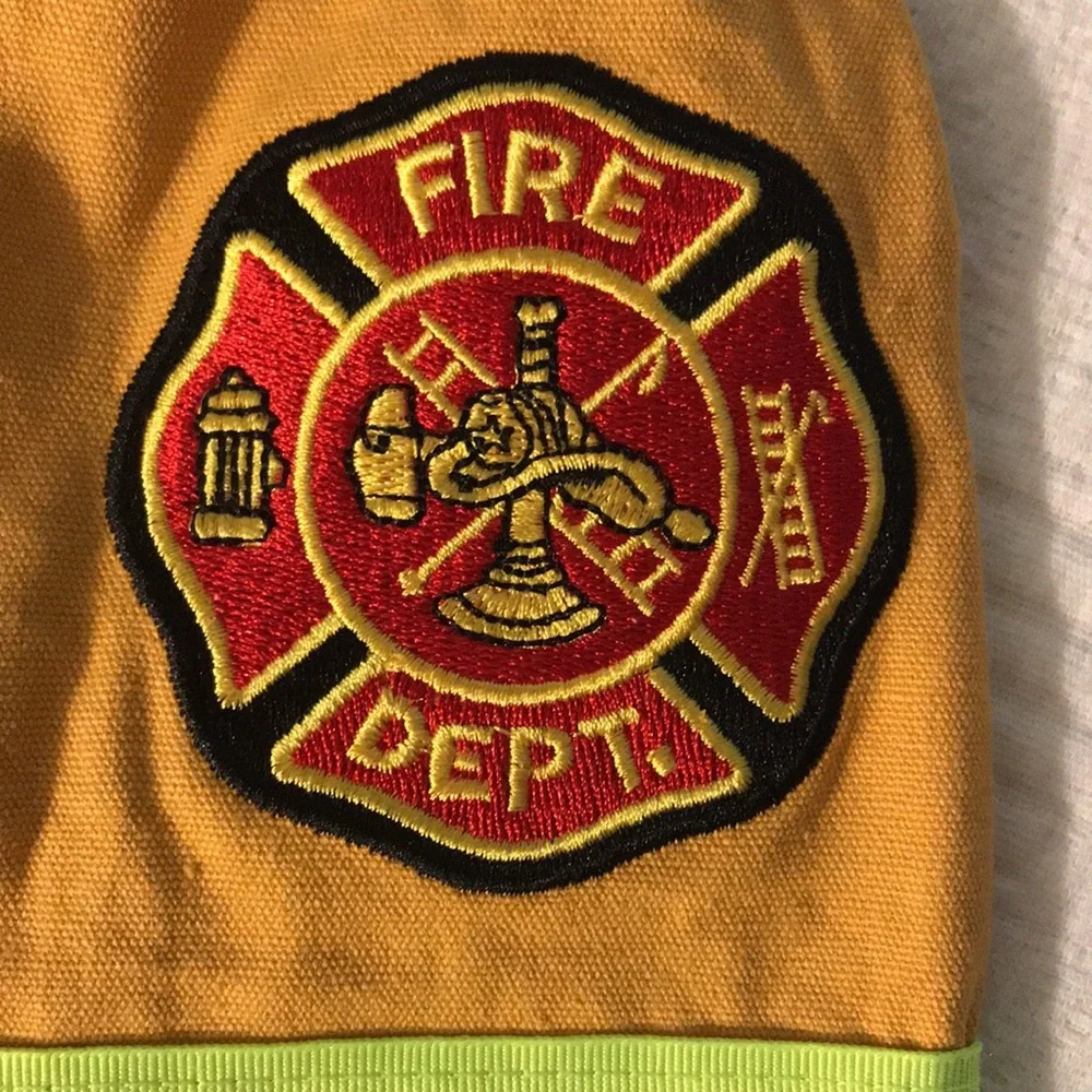 Teetotal Fireman Costume Jacket w/ Microphone & Matching Pants Halloween 7 to 8